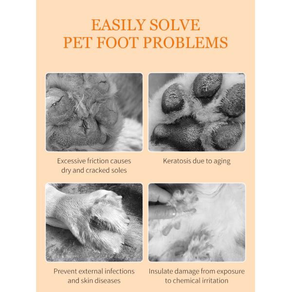 Accesorios personalizados para mascotas Vitamina E Cuidado de las patas del perro