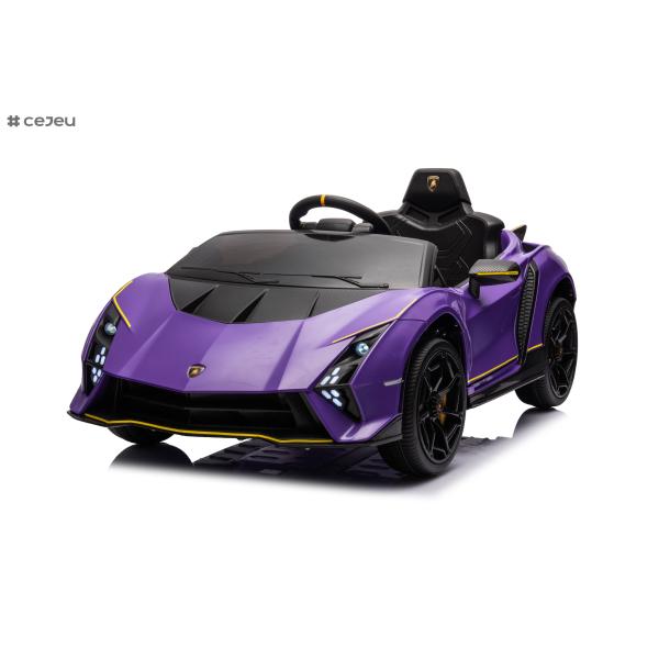 Kidzone Kids Electric Ride On 12V Licensed Lamborghini Aventador SV Battery Powered Sports Car Toy