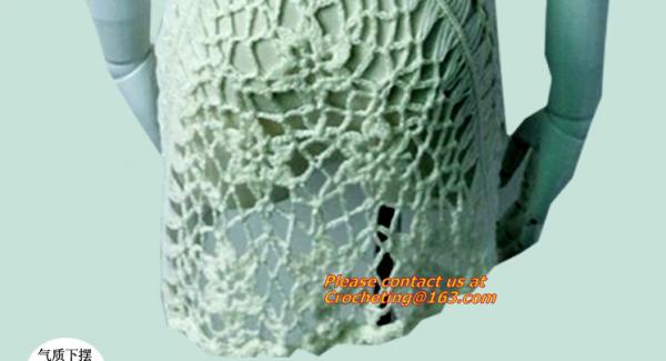 Fashion Cotton Women, Sweet Self-cultivation, Candy Color Back-Hollow Crochet, Knit Blouse