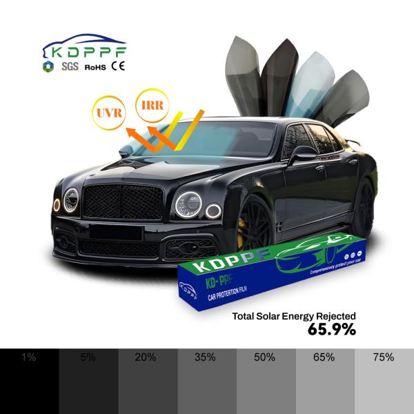 3m ナノセラミック 16% Vlt カー染料 プロフェッショナル ウィンドウ染料 熱 UV 99% カー アレッシブフィルム