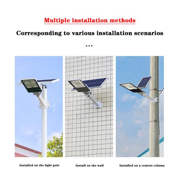 50w Engineering Smart Intelligent Solar Street Light For Landscape Remote Control