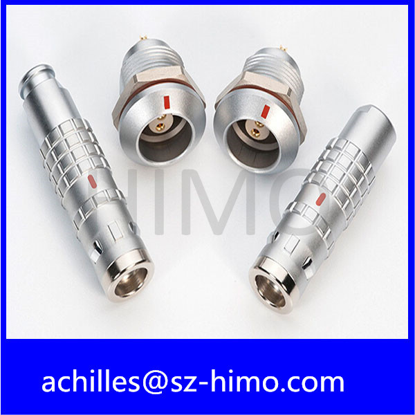 2 pin IP68 chrome replacement lemo connector