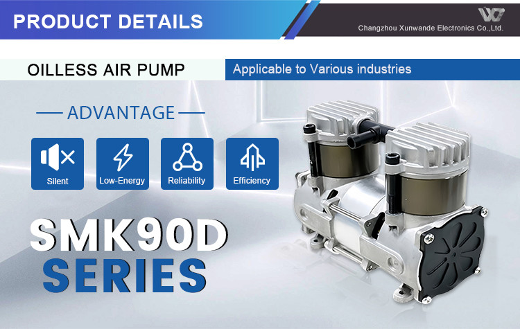 Mini Silent DC12V BLDC Oil Free Air Compressor для автомобилей Концентратор кислорода