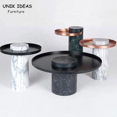 Marble Top Round Center Table For Dining Room Bedroom Italian Ss 400x420mm
