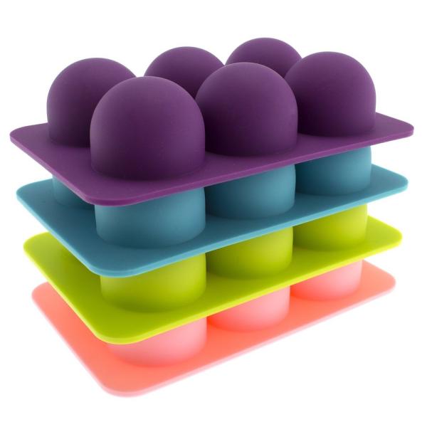 silicone mold kitchen accessories 6-Cavity Round Chocolate Mold SB-069