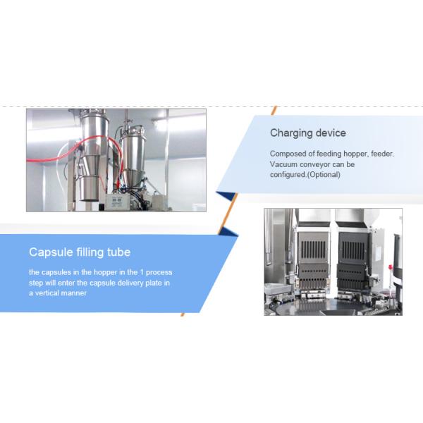 Touch Screen 3 Bores Gel Capsule Filling Machine