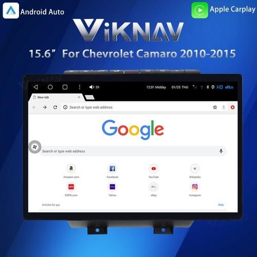 15 polegadas de tela sensível ao toque Para Chevrolet Camaro 2010-2015 Car Radio GPS Navegação Multimédia Atualização Substituição de estéreo