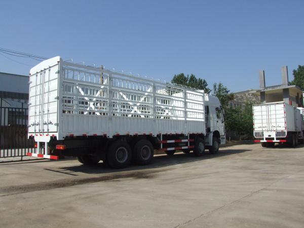 12 rodas 336 Euro pesado dois do caminhão ZZ1317N4661W da carga da estaca dos cavalos-força