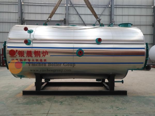 Natural Gas Fired Hot Water Boiler , Light Oil Fire Tube Boiler Efficiency