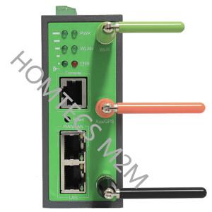 H21Series Industrial M2M 4G LTE GPS WIFI Router support I/O, 2LAN with MINI antenna