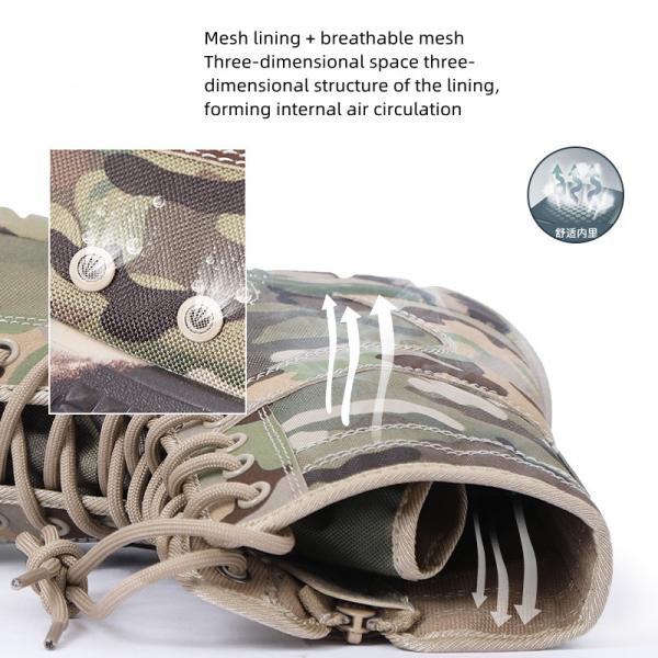 Summer High Top Ultra Light Training Tactical Boots Comfortable Cushioning
