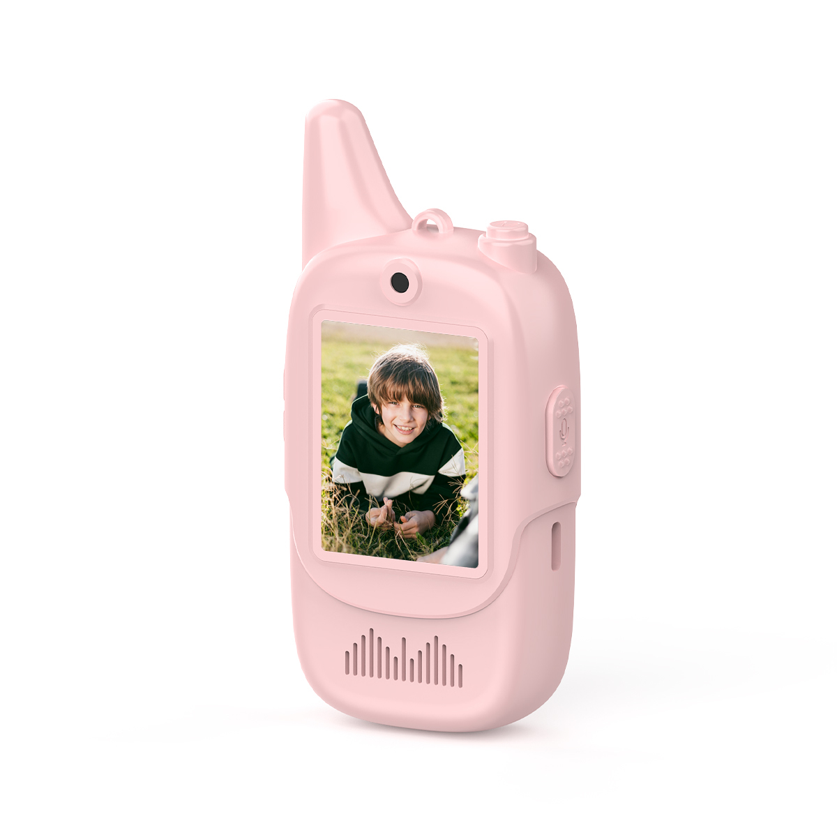 Newest Portable Children Walkie Talkie for Kids 2 Pack in Set With  2 Inch IPS Screen Video Intercom As Birthday Christmas Gifts