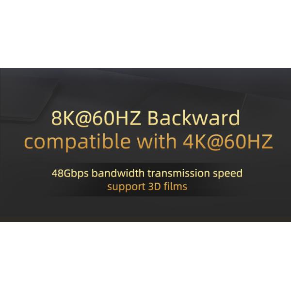 HDR VRR Copper Hdmi Cable 8k AM TO AM HDMI  8K 30 28AWG