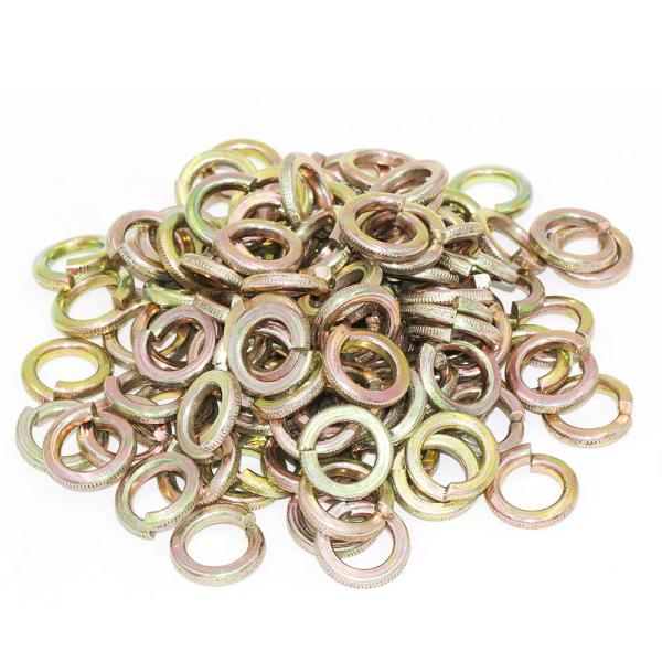 Grade 4 Colored Zinc Spring Washers with Reliability Test Salt Spray Endurance Test