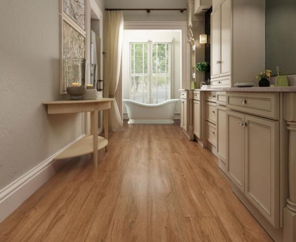 AAA Grade Wooden Porcelain Tiles 250x1500mm Light Brown