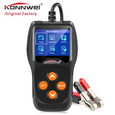 Verificador universal preto da capacidade da bateria de carro 12V com braçadeira inteligente