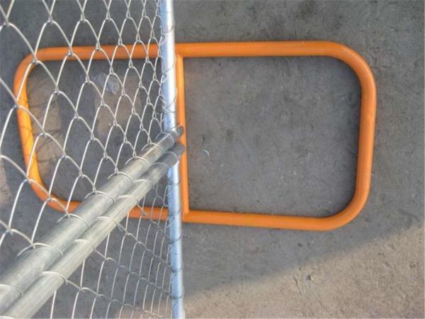 chain link temporary construction fence panels 6FT X 10F Mesh 2 3/8  x 2 3/8 ( 60mm x 60mm ) x 12 gauge wire