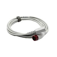 HP 12 pin Invasive Blood Pressure Cable 650-206 With Utah Din 2.0