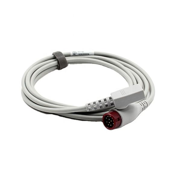 Кабель кровяного давления 650-206 штыря HP 12 инвазионный с Din 2,0 Юты