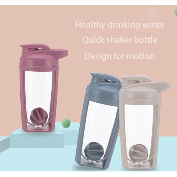 Anti-corrosion Coating Equipped 650ml Plastic Shaker Bottle for Protein Sports Gym
