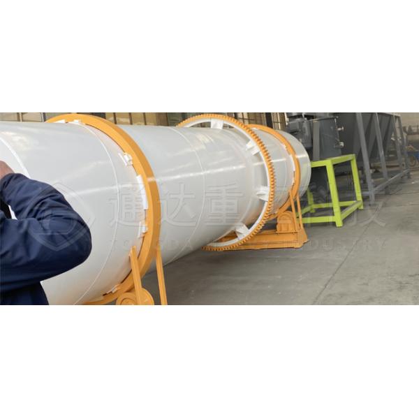 Poultry Chicken Manure Fertilizer Drying Equipment Rotary 30kw