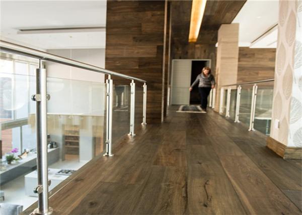 Anti Rust Stainless Steel Glass Railing Top Mount / Side Mount For Decoration Companies