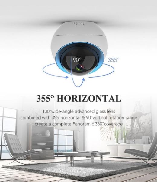 1080p  Home Security Indoor Smart Auto Tracking Indoor Waterproof Video Wifi Smart Camera