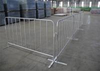 1.8mm espessura Metal aço segurança rodoviária portátil pedestre temporária barricadas de controle de multidão para controle de tráfego