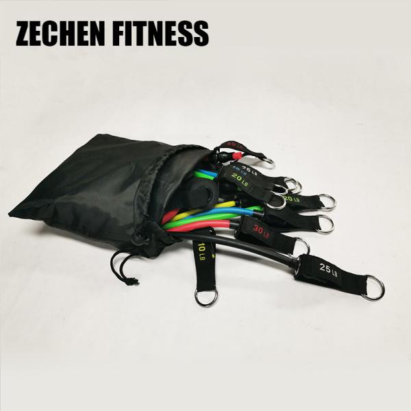 TPE 11pcs Resistance Bands Set Fitness Home Loop 1.2m Body Sport Resistance Tube Kit