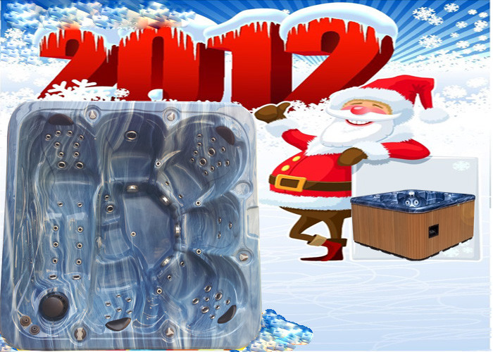 New latest design portable acrylic outdoor 6 seats hot tub & spas 2250 * 2250 * 900mm M-562D