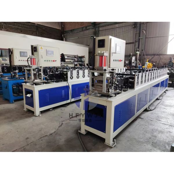 Automatic Slat Roller Shutter Door Forming Machine Gear Transmission With Hydraulic Pump Power 4kw