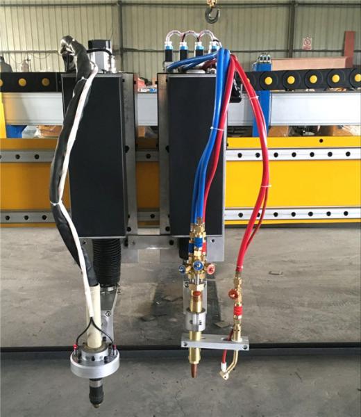 Heavy Gantry Flame / Plasma Gantry CNC Cutting Machine 4400 * 10000 mm Servo Motor