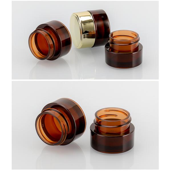 10g Brown Gold Cover Single Layer Eye Cream Essence Cosmetic Packaging Container