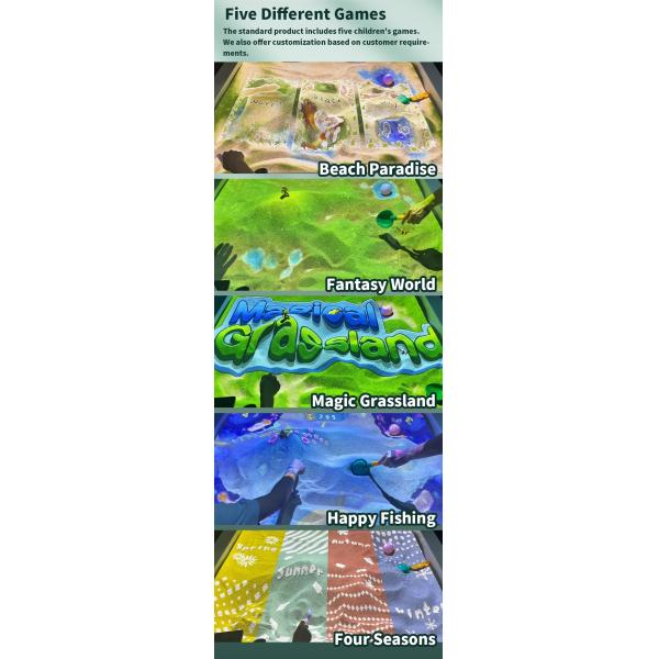 3800lm Interactive Sandbox 5 Fantasy AR Sandbox Games Kids Development