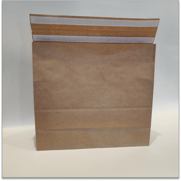 Square Bottom Kraft Paper Bag – 220‑540mm Wide, 80‑140gsm, Reusable Adhesive Seal