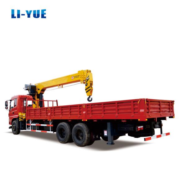 6X4 14 Ton Crane Straight Telescopic Boom Truck Mounted Crane Truck