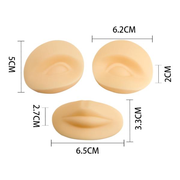 Постоянная кожа практики татуировки губы глаза тренировки макияжа для Microblading