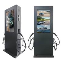 43 pouces 22 kW double chargeur de voiture électrique EV signalisation numérique extérieure avec OCPP 1.6 ou 2.0