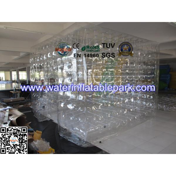 Big Transparent Camping Inflatable Bubble Tent / Inflatable Globe Tent