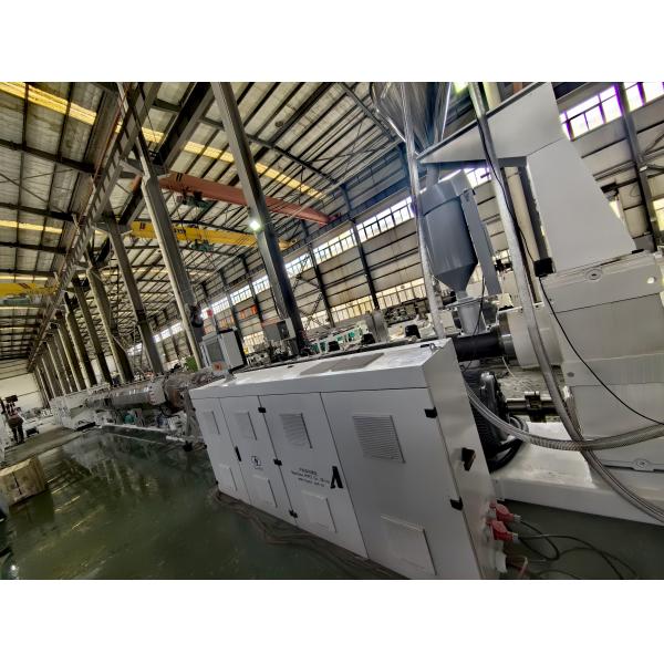 Máquina de fabricação de tubos de 160-400 mm linha de extrusão de HDPE de alta capacidade para HDPE/PE/PP/PPR SJ90/38