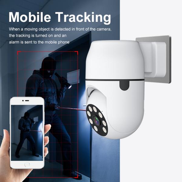 Glomarket Smart Camera Infrared/white light+infrared WiFi/4G Outdoor Camera Hd Night Vision Lighting Security Home Camer