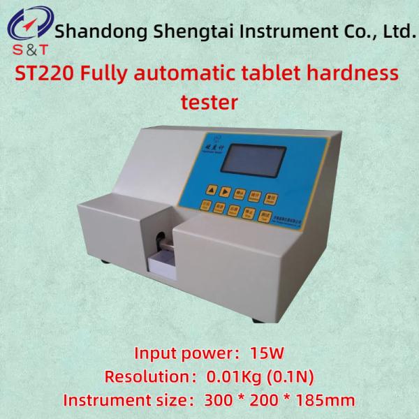 Resolution 0.1N Fully Automatic Tablet Hardness Tester Measure DIA 2-20mm Microprinter