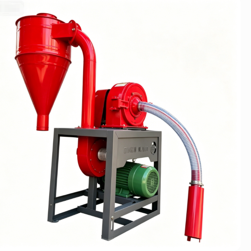 Self Priming Grain Crusher Grinder Automatic Feeding Crushing Grinding Feed Equipment