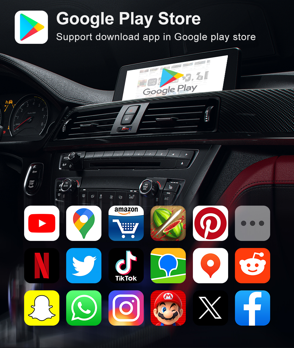 Carsmart BMW AI Box Carplay Adapter Android 13 Customized