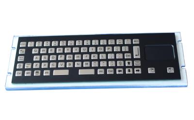 67 chaves enegrecem o teclado do metal com Touchpad Ruggedized, keyboad do computador do metal