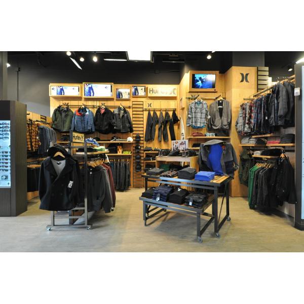 Customization Clothing Store Fixtures Clothes Retail Shop Rack Shop Fittings 4-way