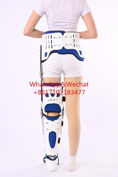 Medical Orthopedic ROM Post-op Abduction Brace Hip-Knee-Ankle-Foot Orthosis (HKFO)