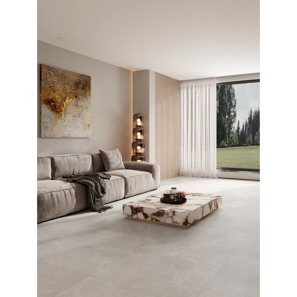 Anti Bacterial Sitting Room Floor Tiles High Density Customised Decoration