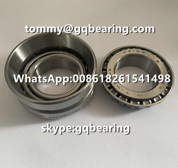 Gcr15 Steel Double Row Tapered Roller Bearing 08231D With 31.75mm Bore