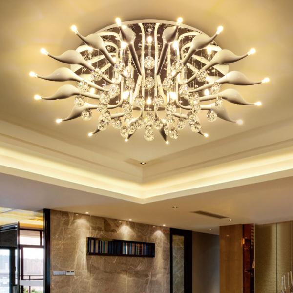 Fashion Swan Crystal Ceiling Lights for Living room Bedroom Lighting Fixtures (WH-MA-09)